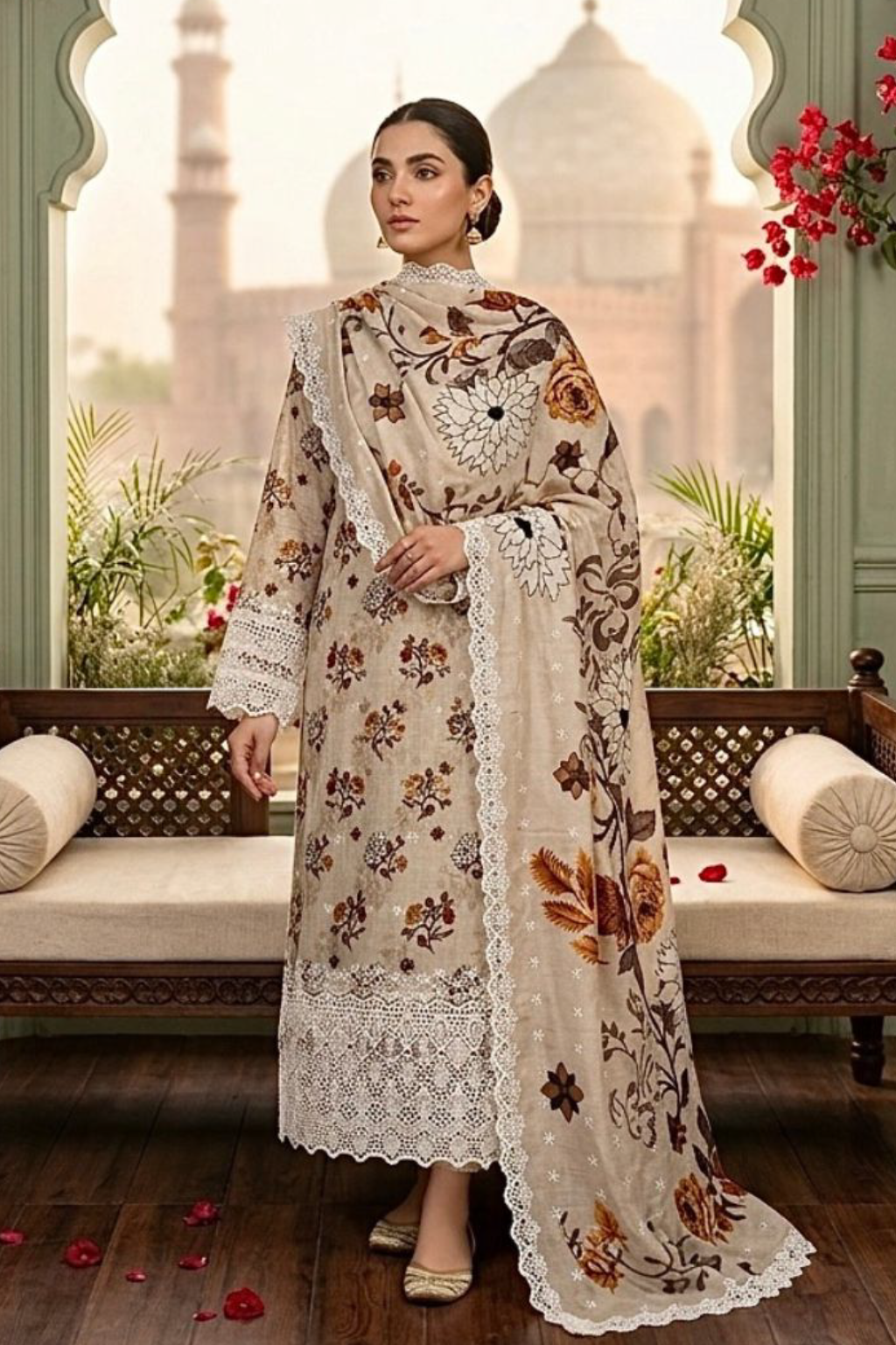 Phool Kari 3pc Suit