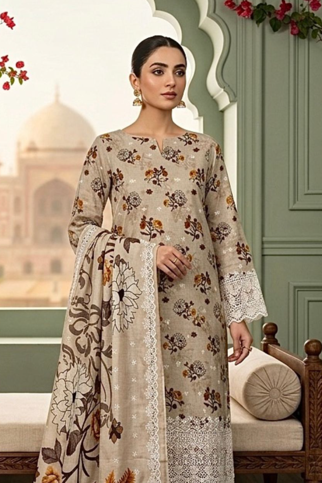 Phool Kari 3pc Suit