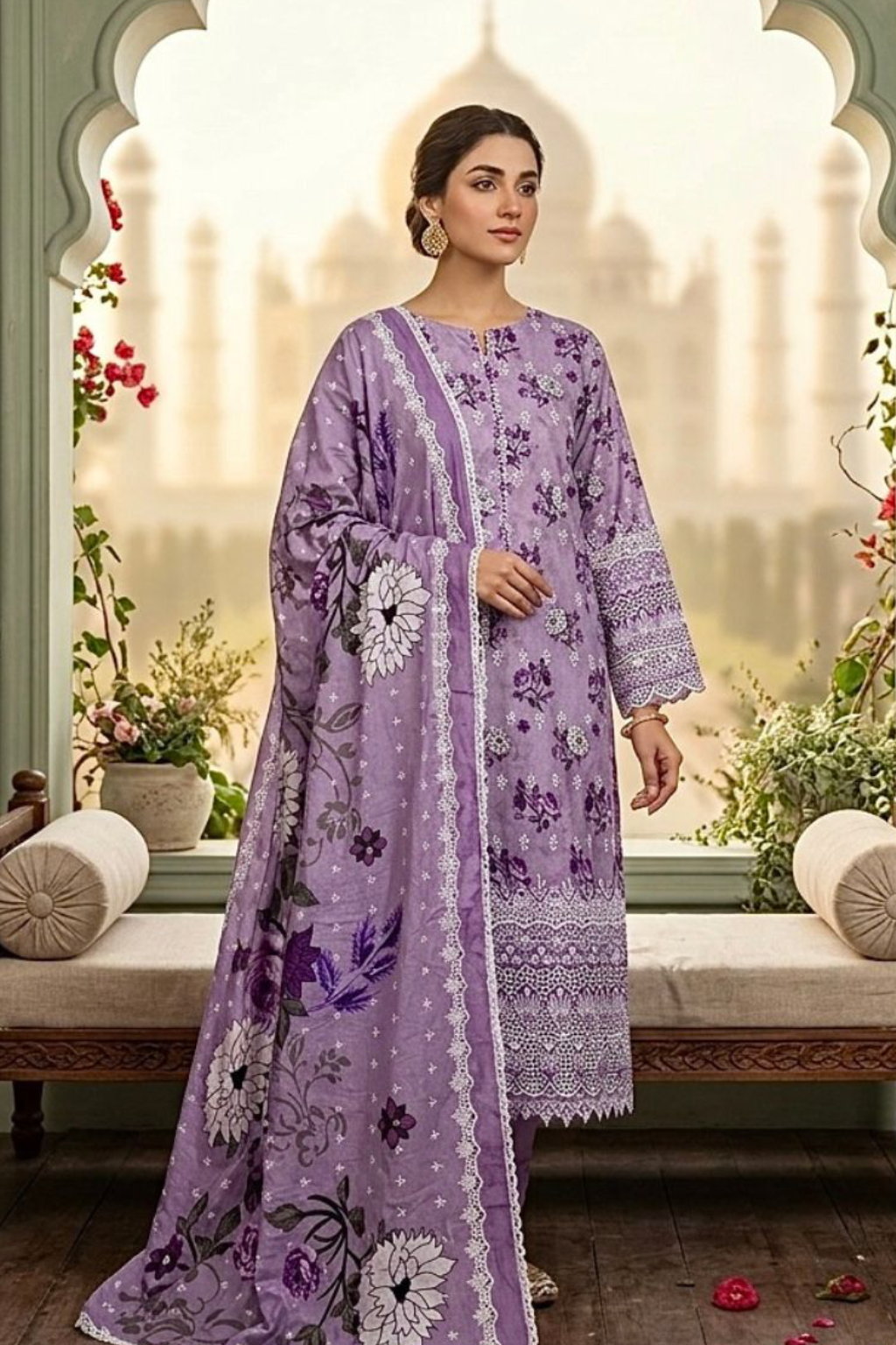 Phool Kari 3pc Suit