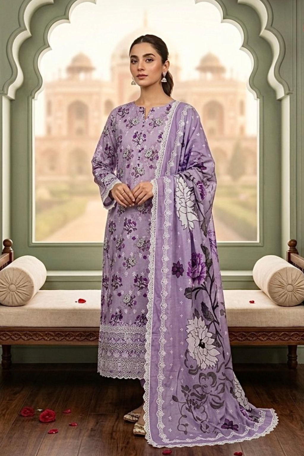 Phool Kari 3pc Suit