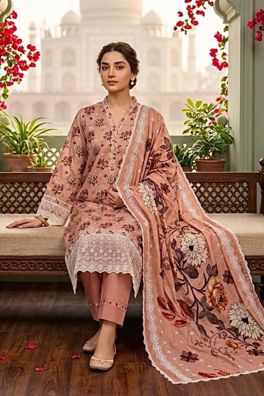 Phool Kari 3pc Suit