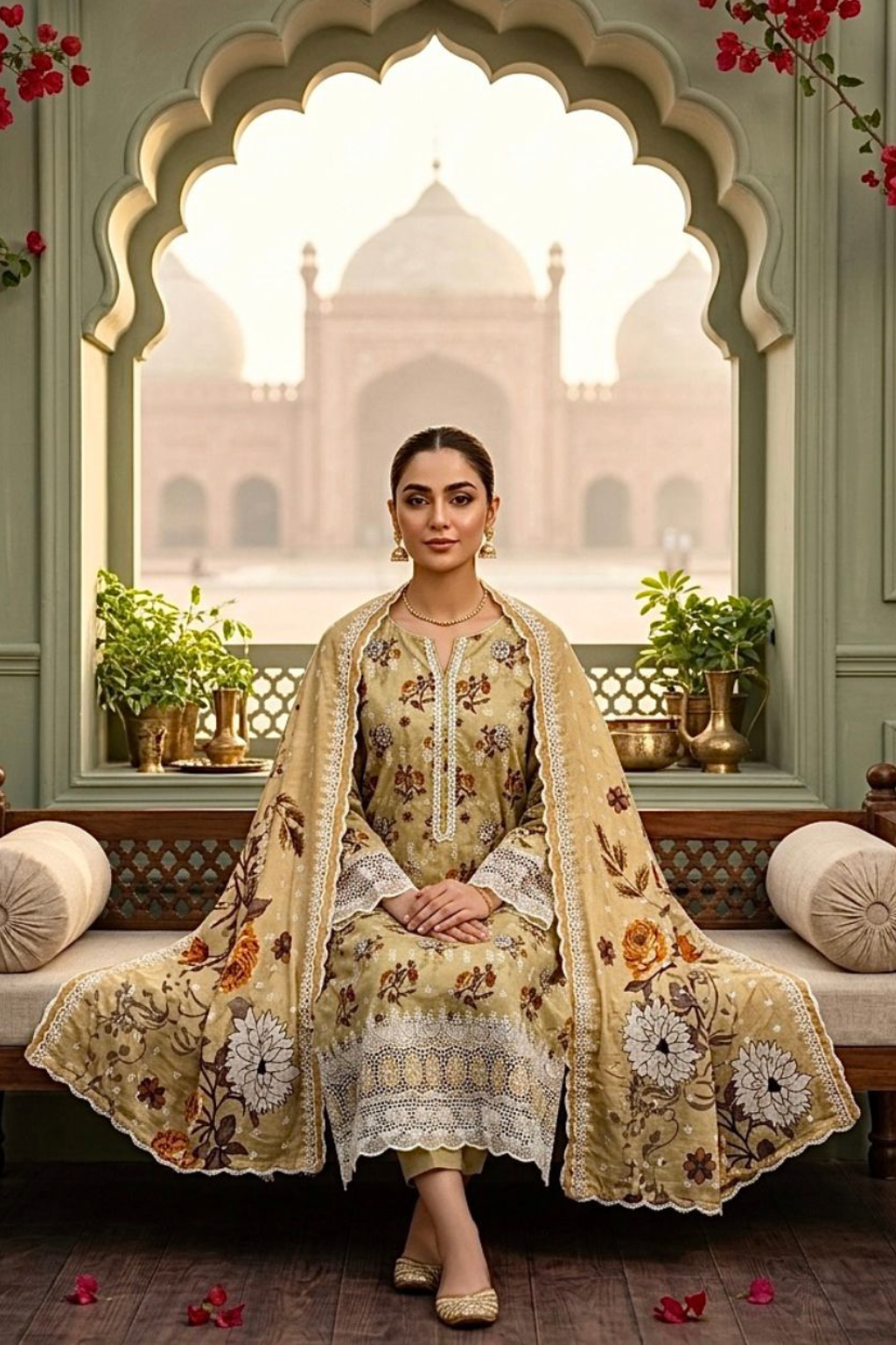 Phool Kari 3pc Suit