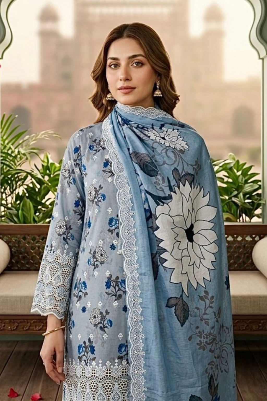 Phool Kari 3pc Suit