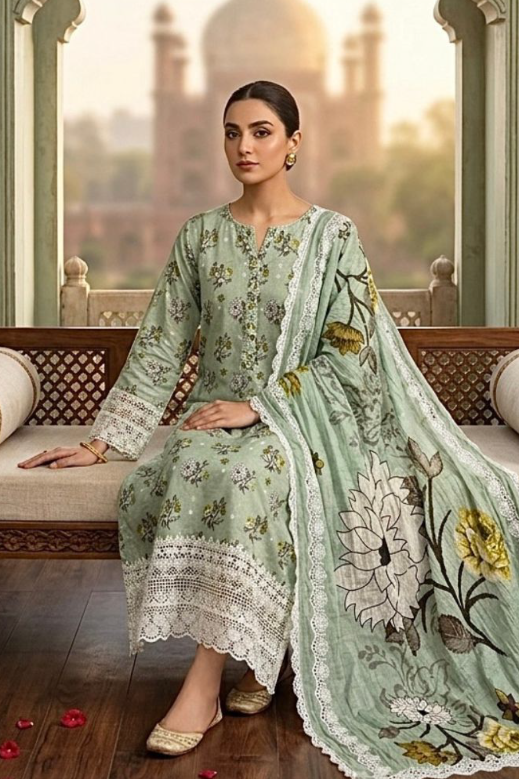 Phool Kari 3pc Suit