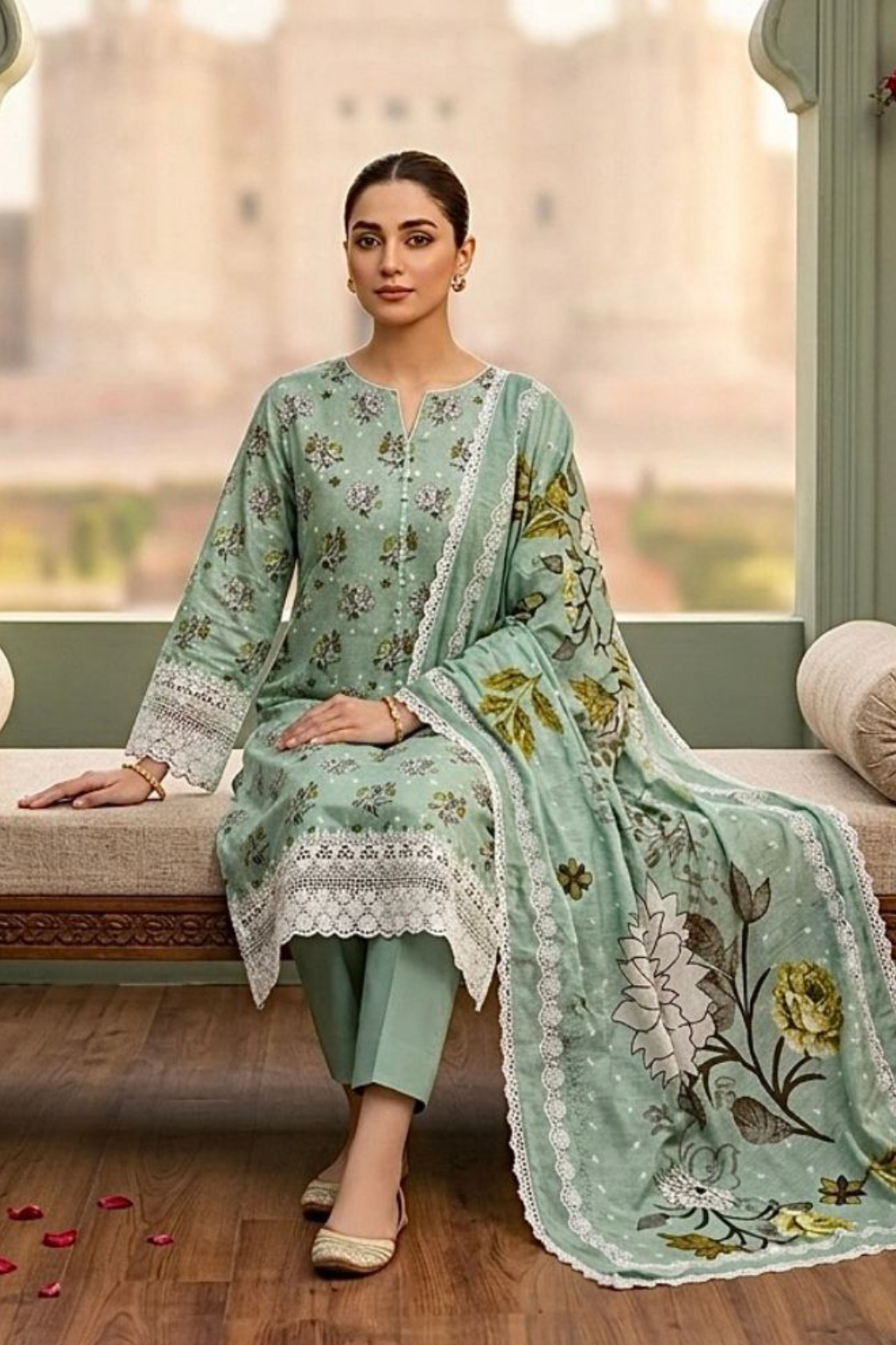Phool Kari 3pc Suit