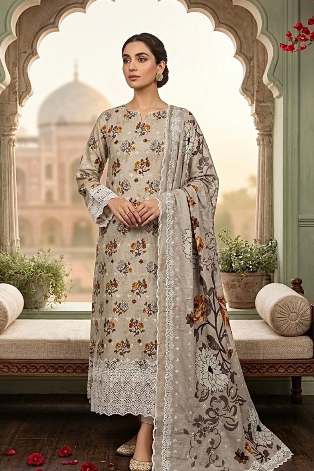 Phool Kari 3pc Suit