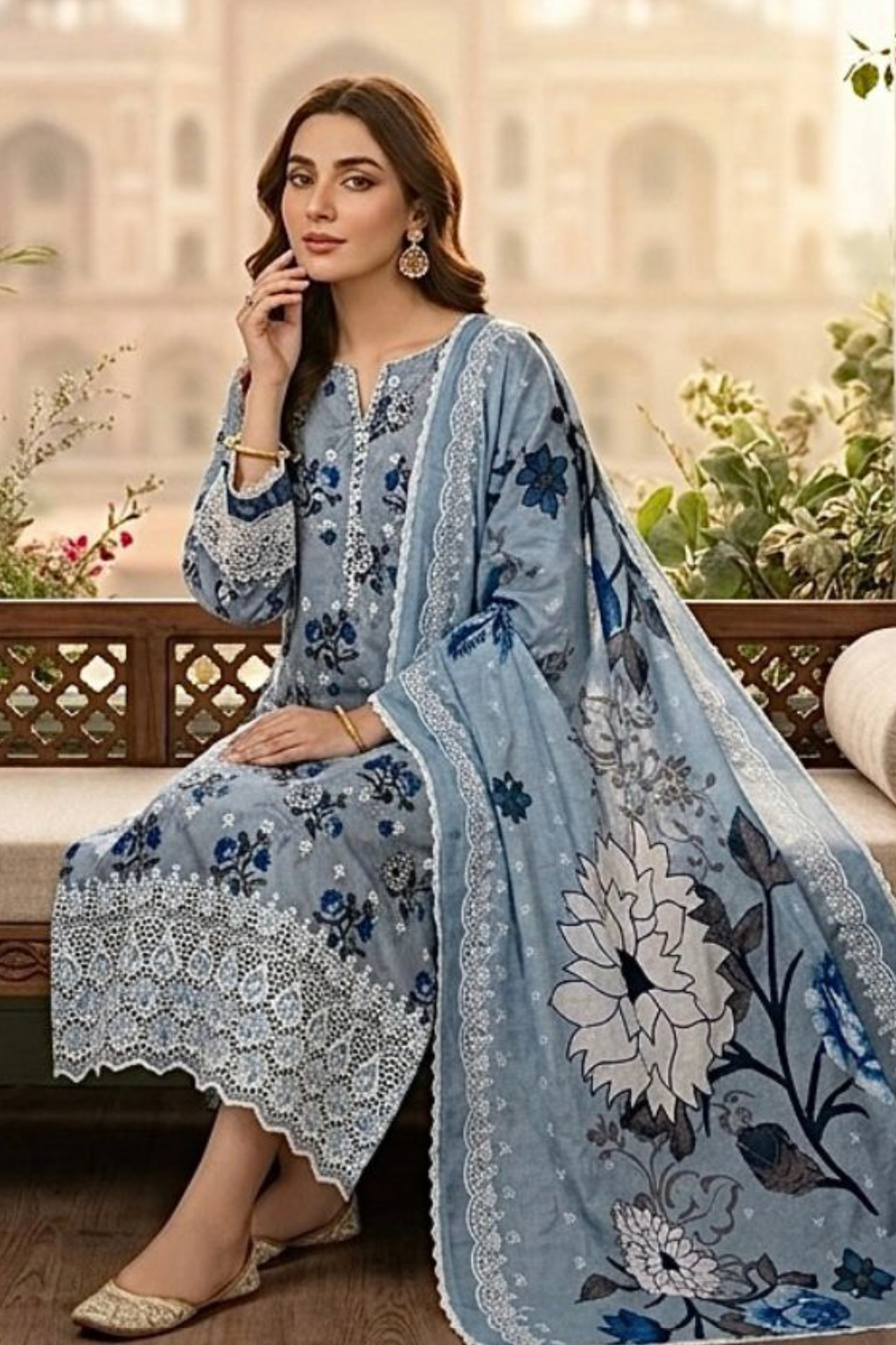 Phool Kari 3pc Suit