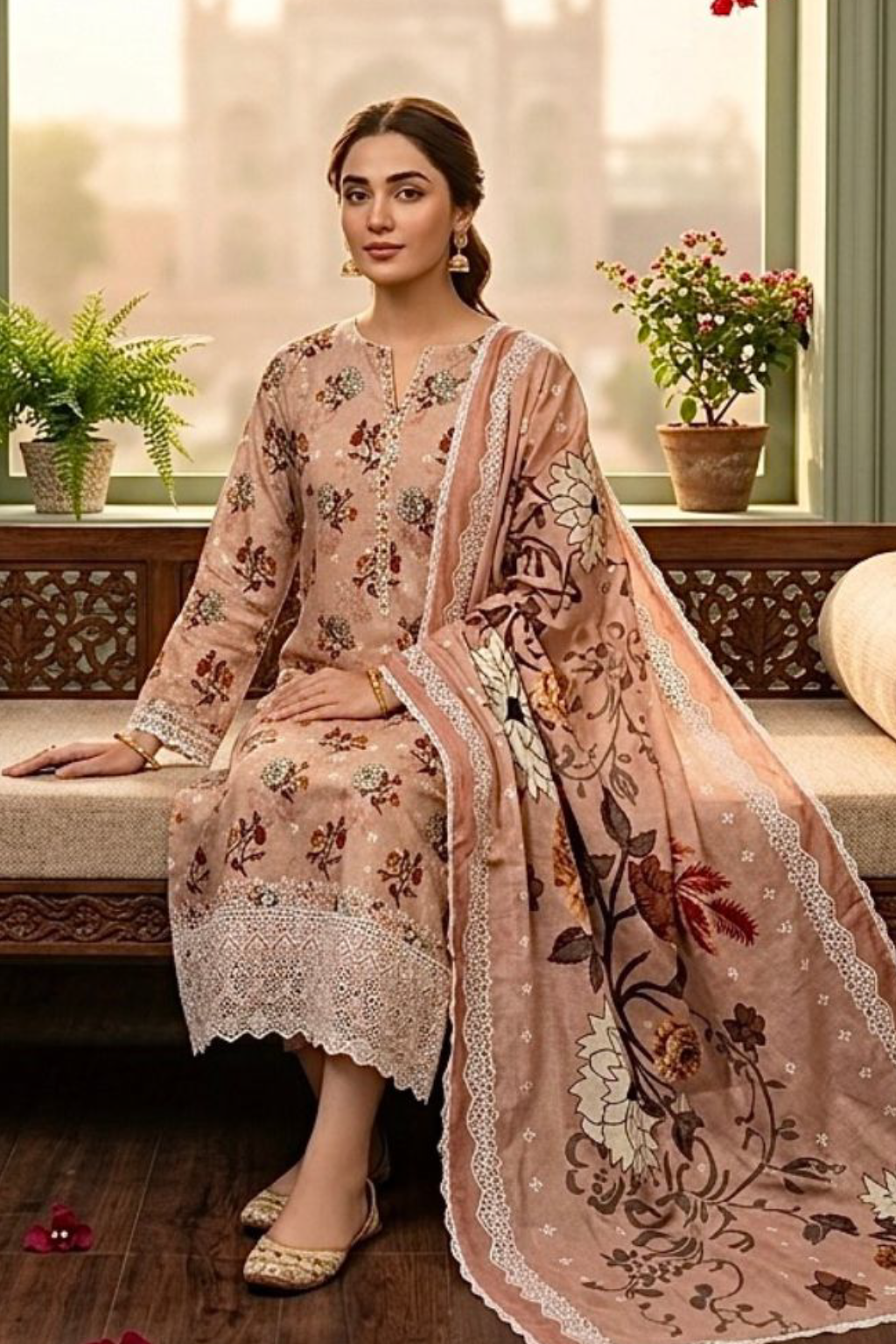 Phool Kari 3pc Suit