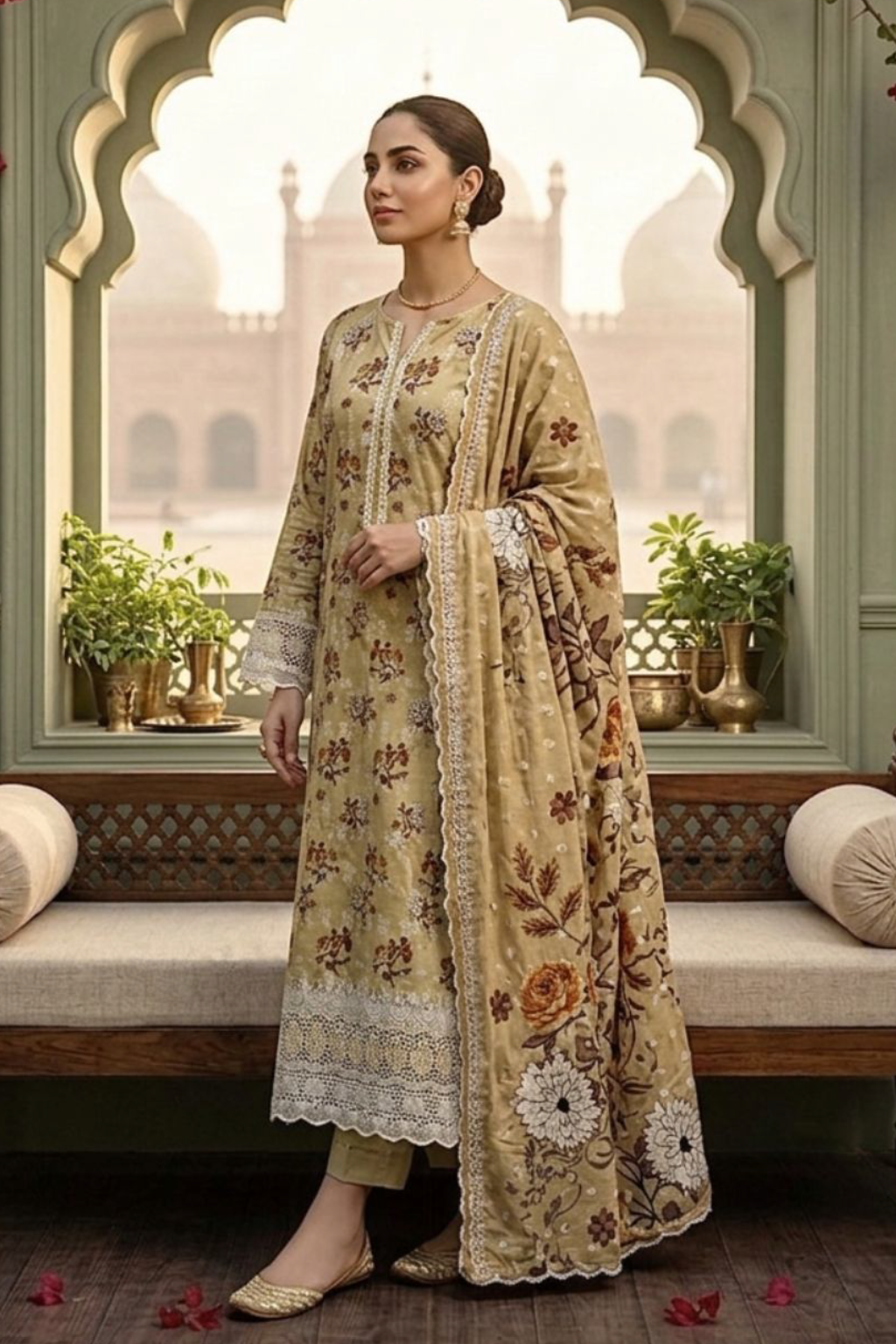 Phool Kari 3pc Suit