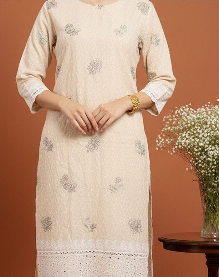 MAHOOR – 2-Piece Cambric Chikankari Suit