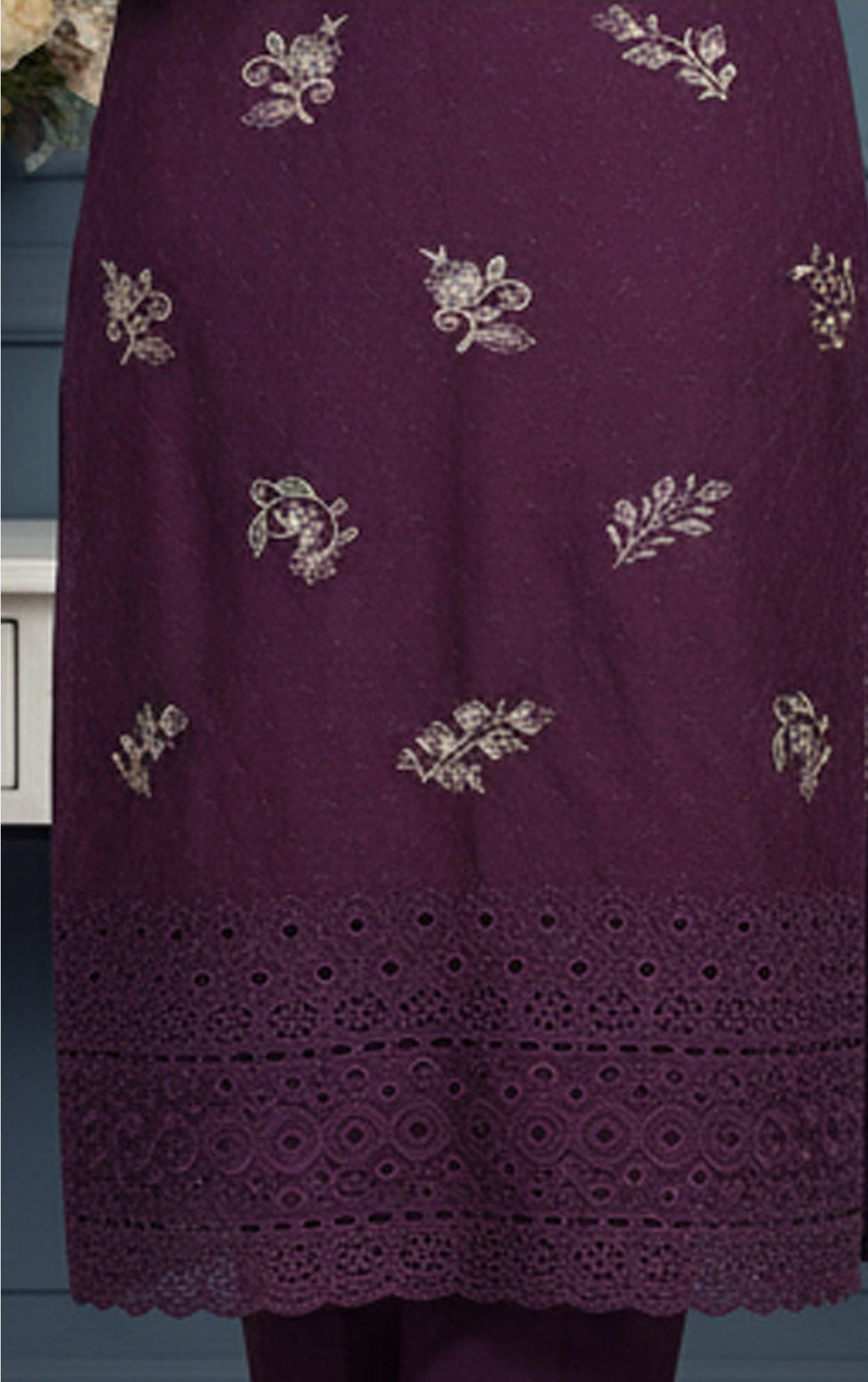 MAHOOR – 2-Piece Cambric Chikankari Suit