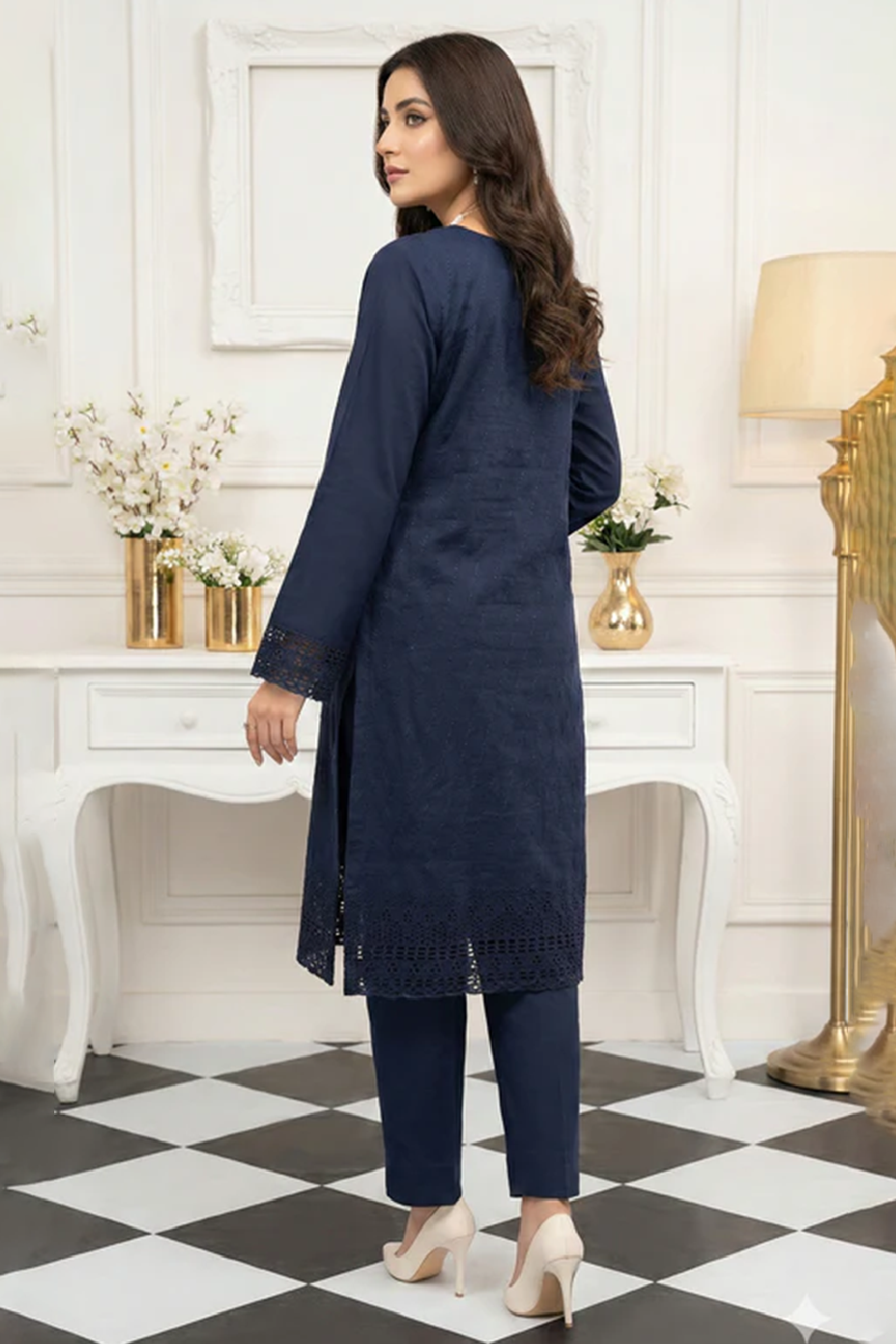 MAHOOR – 2-Piece Embroidered Cambric suit