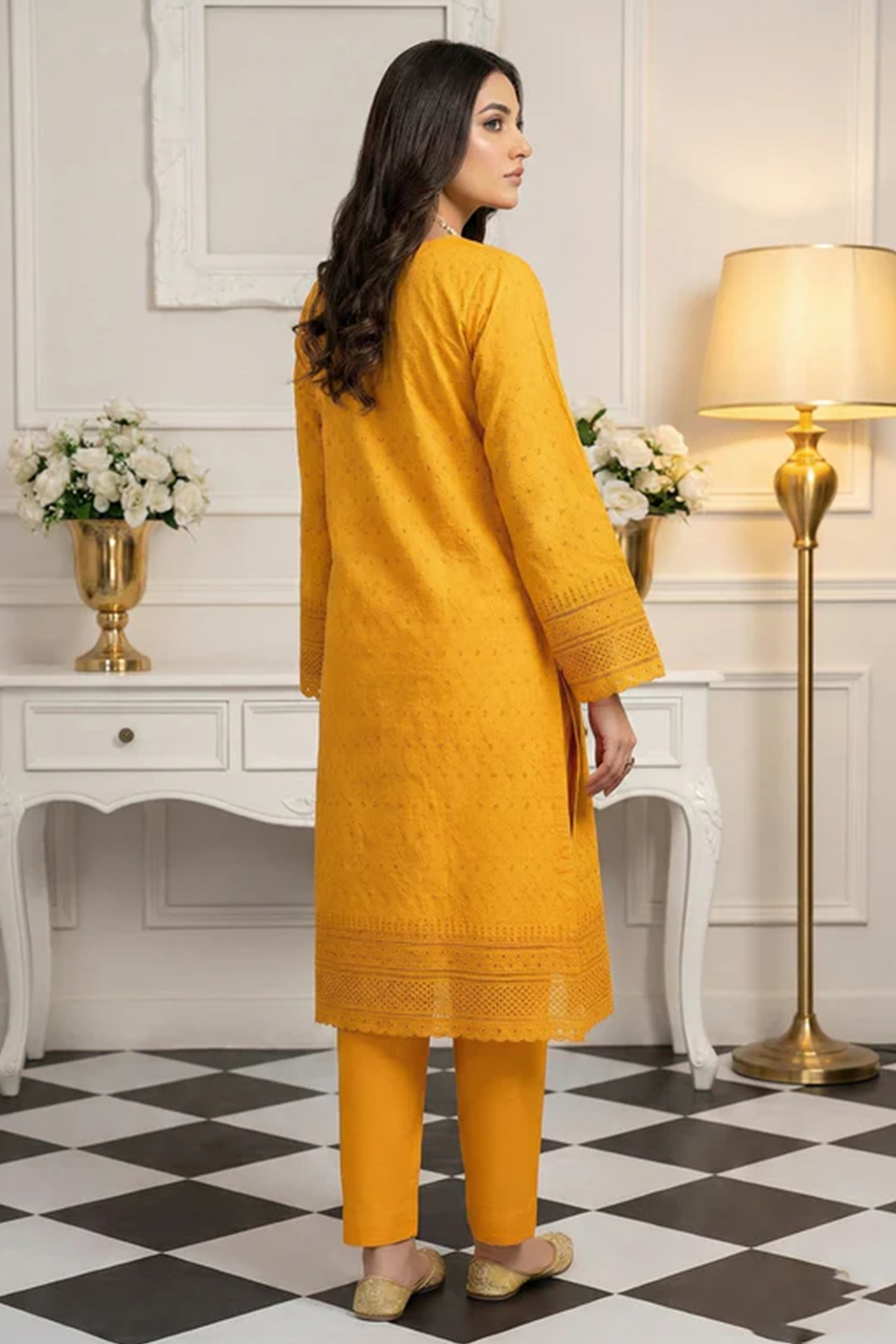 MAHOOR – 2-Piece Cambric Embroidered suit