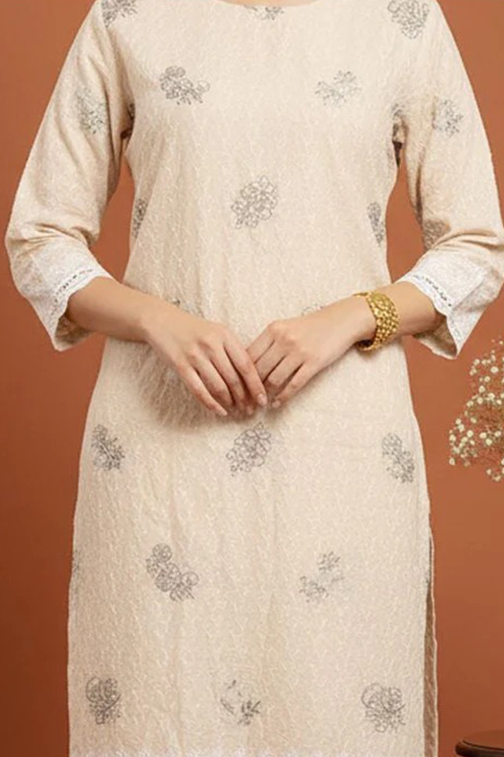 MAHOOR – 2-Piece Cambric Chikankari Suit